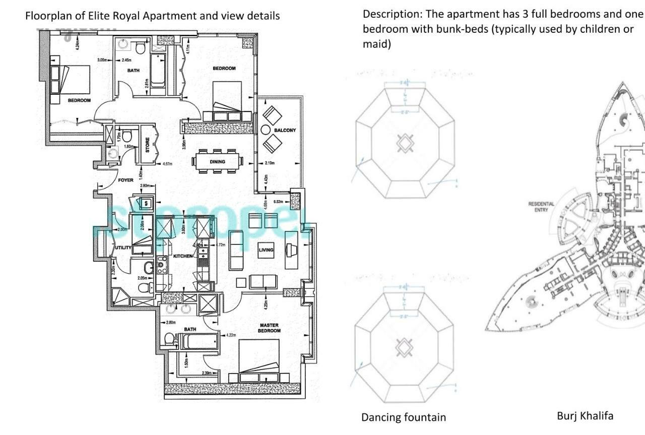 Elite Royal Apartment - Burj Residences T5 | Diamond Dubai Exteriör bild
